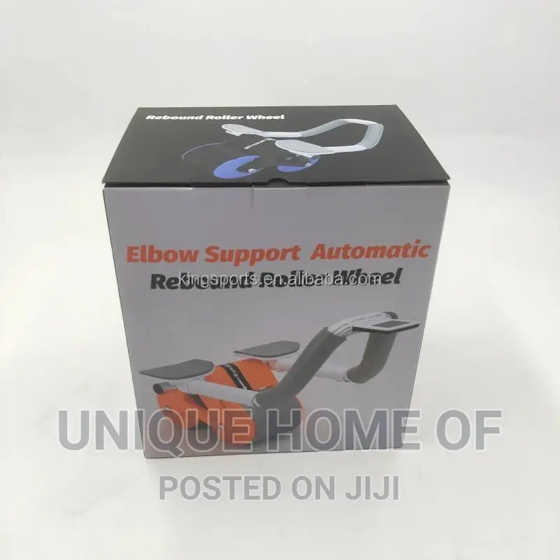 Ab Roller Wheel Automatic Rebound With Elbow Support