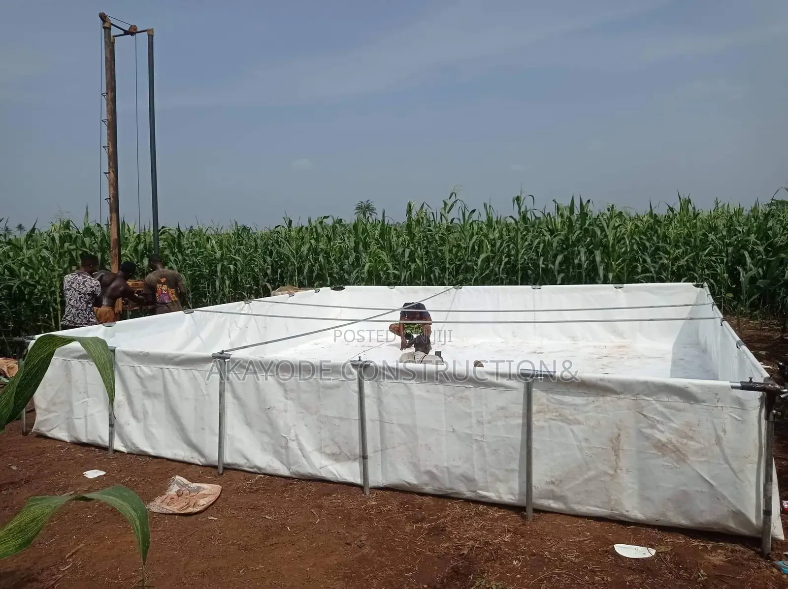 Durable Mobile Fish Pond