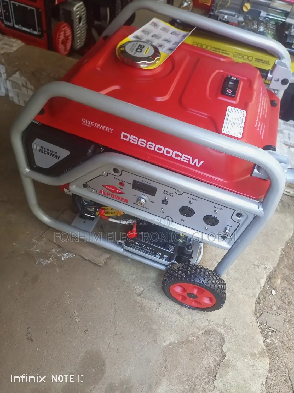 (I)Power Generator With Big Coil.