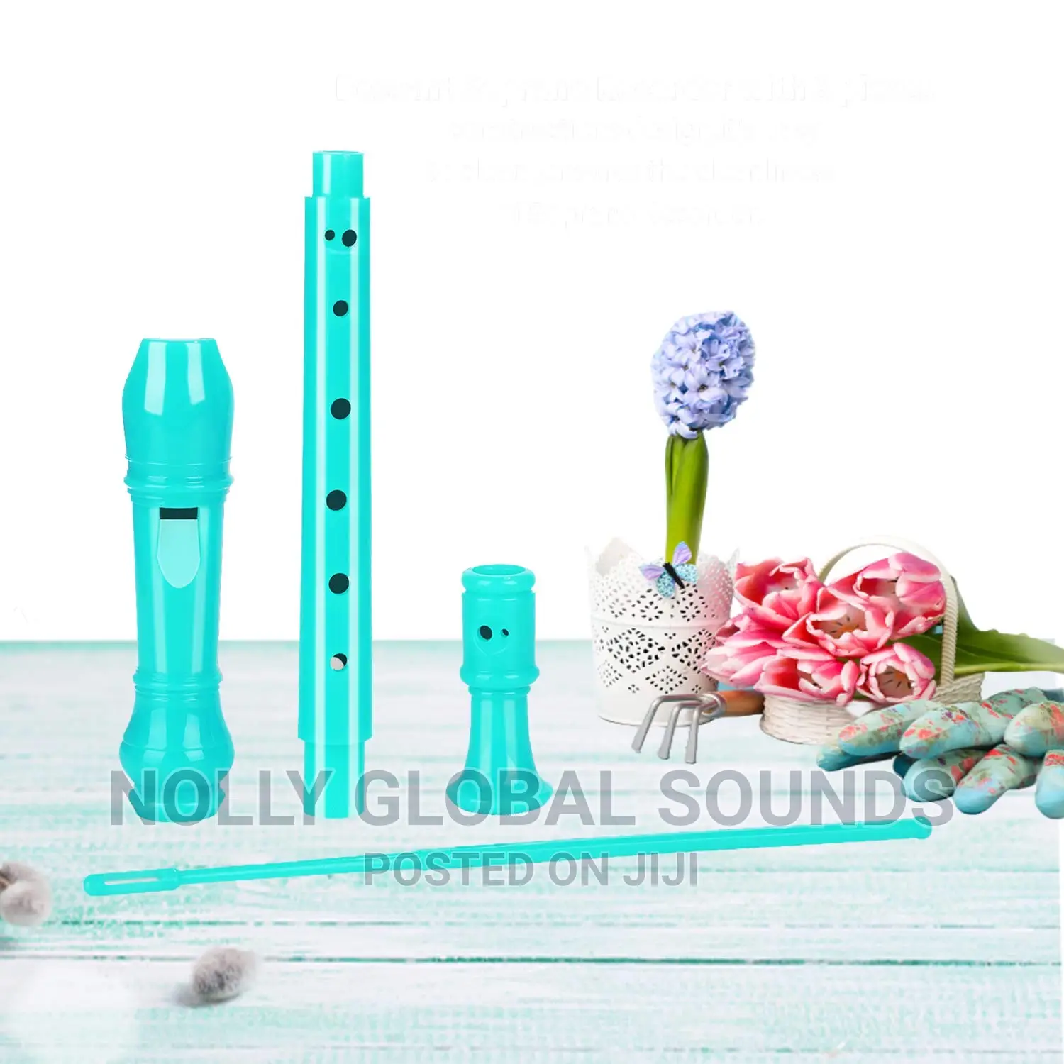 Recorder Flute for Kids With Cleaning Rod. Soprano (2pcs)