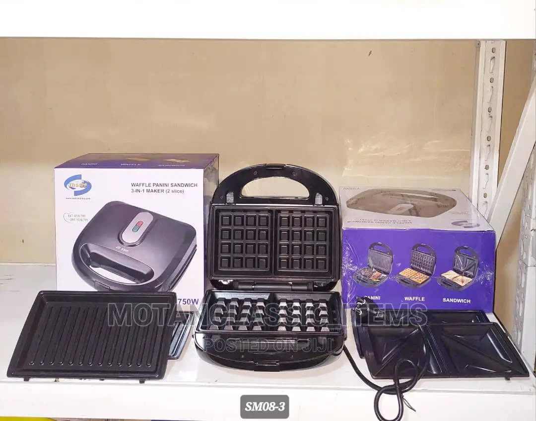3 In1 Sokany Toasting Machine/ Sandwich/ Waffle Maker/ Grill