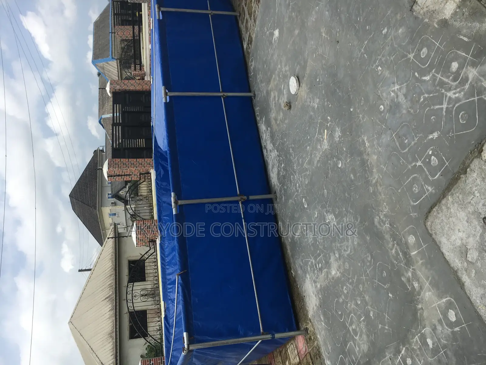 15by15 by 4feet Fish Pond Tarpaulin