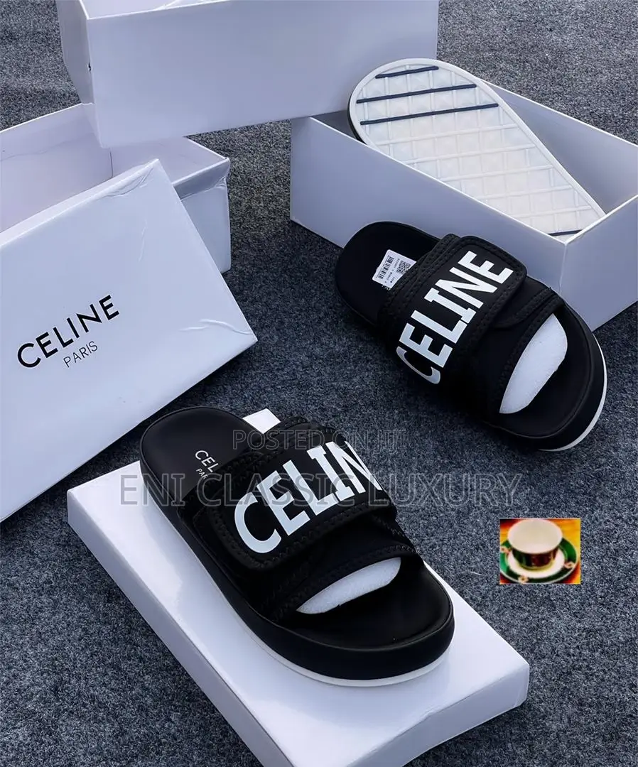 Super High Quality Luxury Slippers Celine Available in Store