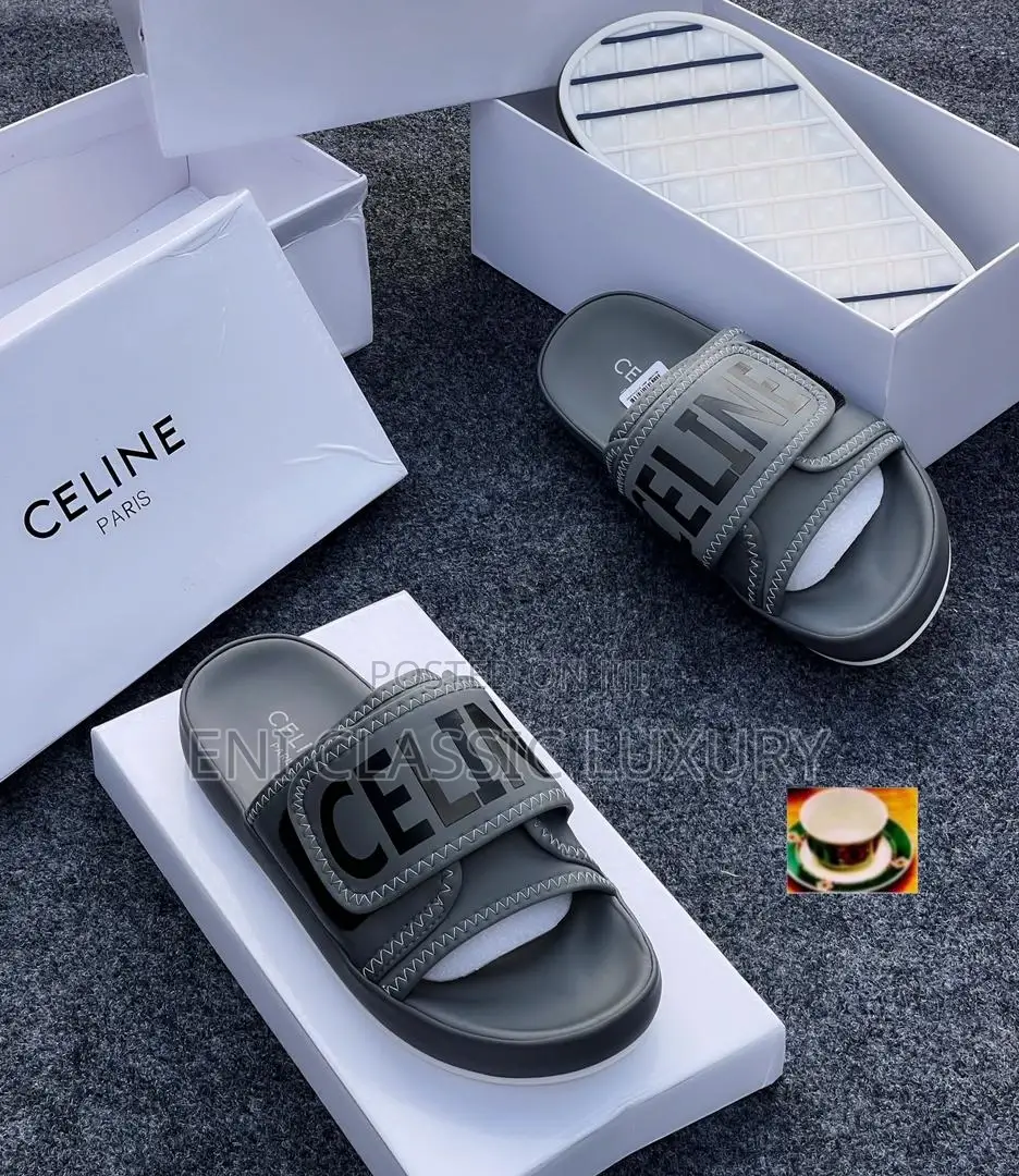Super High Quality Luxury Slippers Celine Available in Store