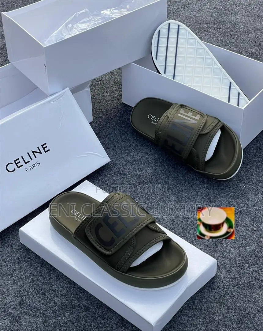 Super High Quality Luxury Slippers Celine Available in Store