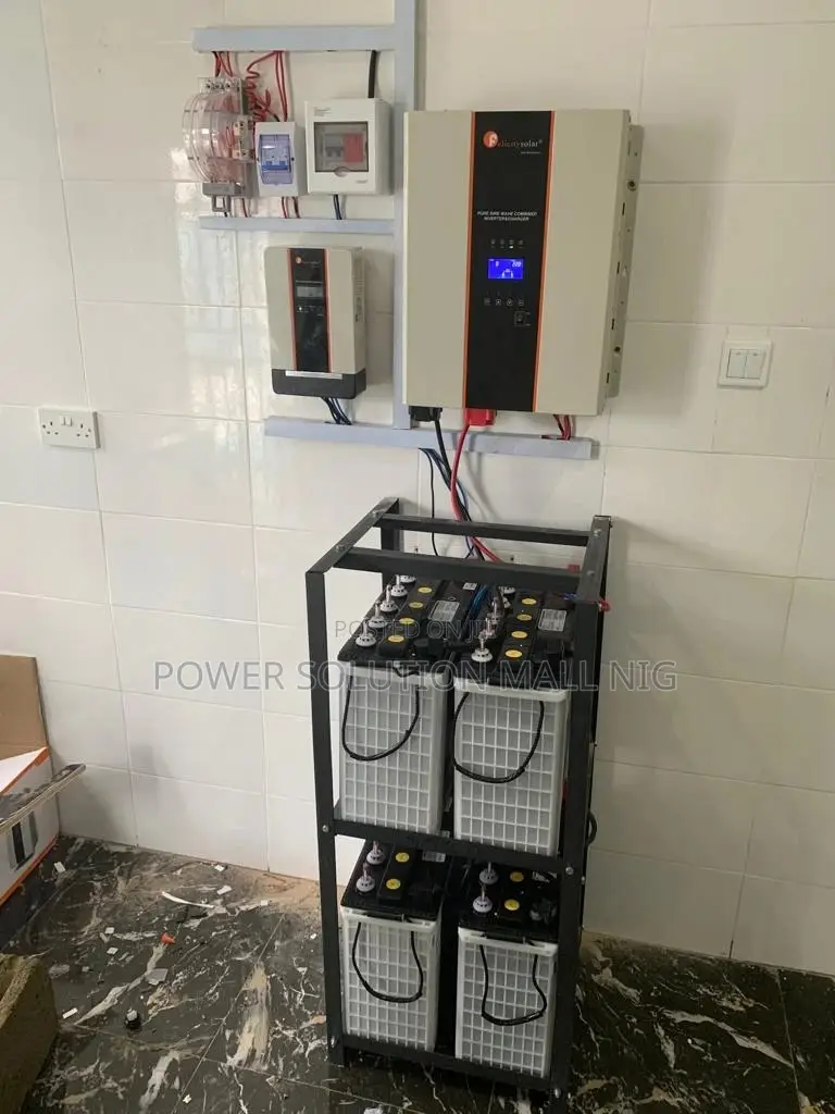 7.Kva Solar Installation With 10kwh Felicity Hybrid Inverter