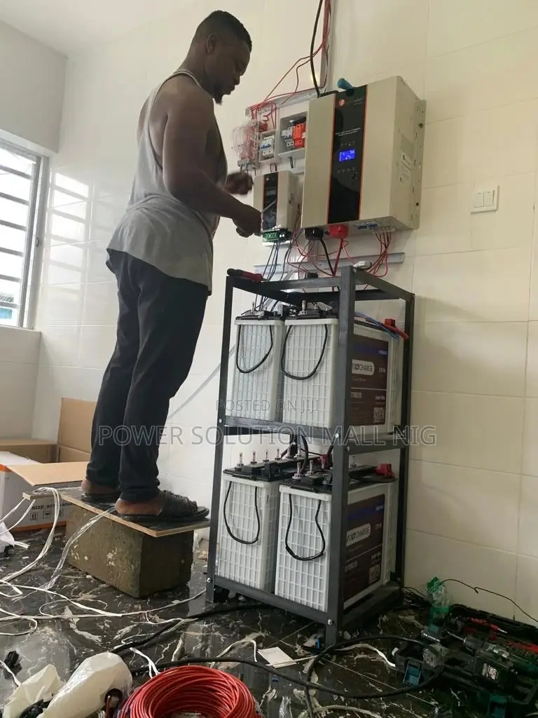 7.Kva Solar Installation With 10kwh Felicity Hybrid Inverter