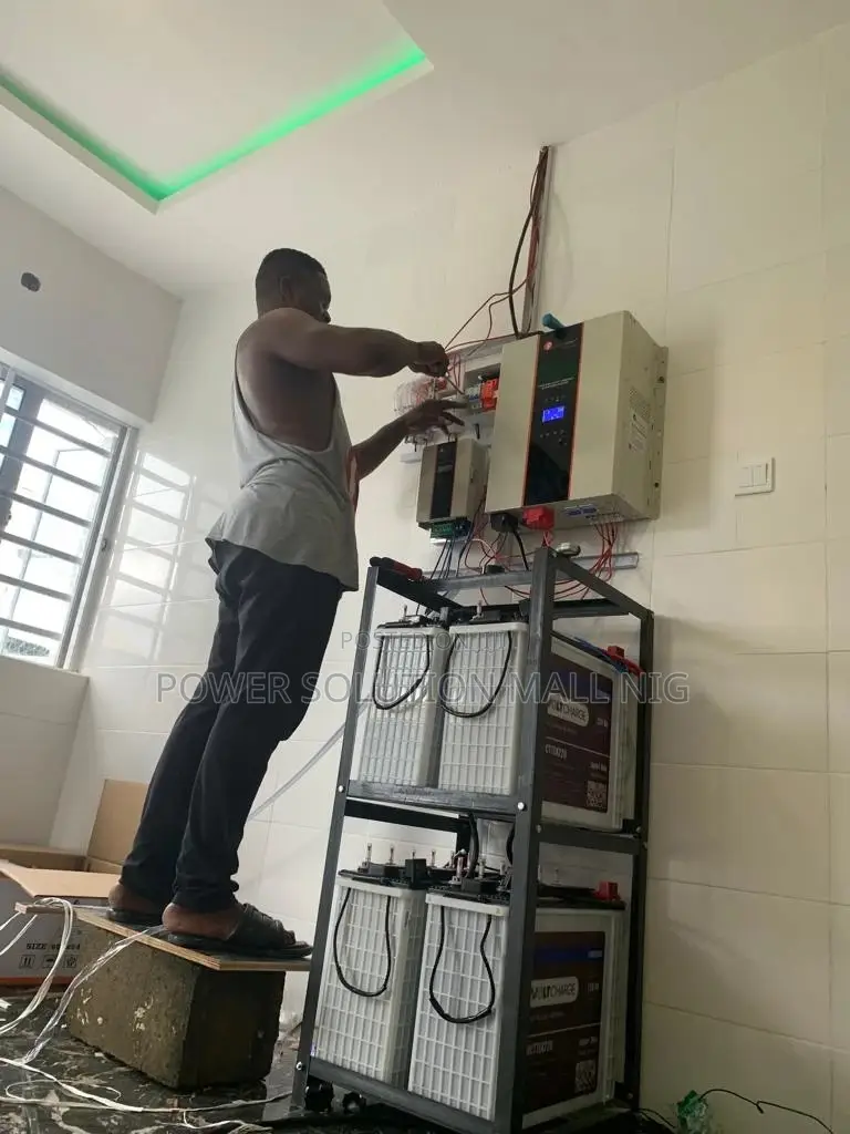 7.Kva Solar Installation With 10kwh Felicity Hybrid Inverter