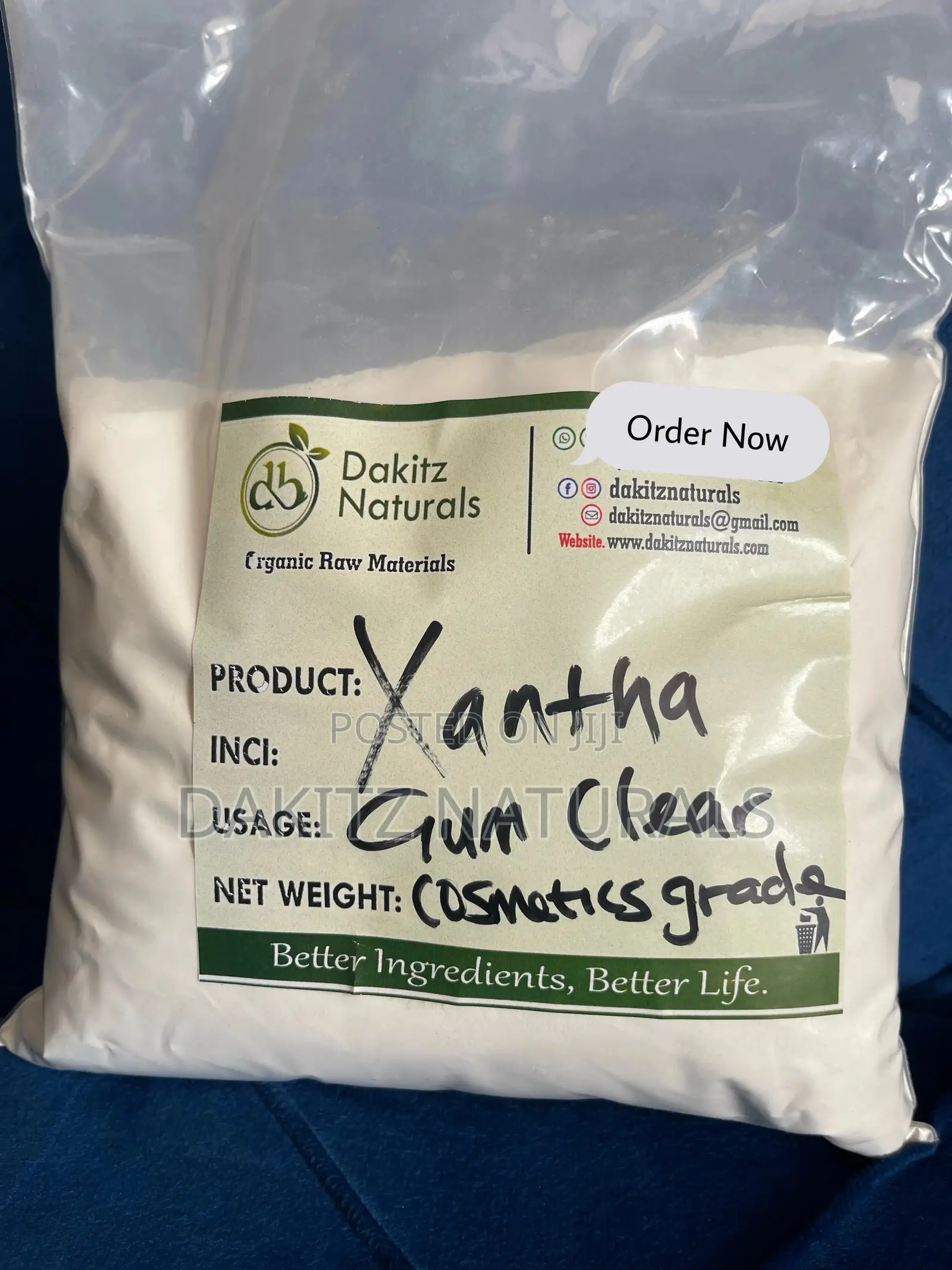 Xanthan Gum Clear Cosmetics Grade 100g