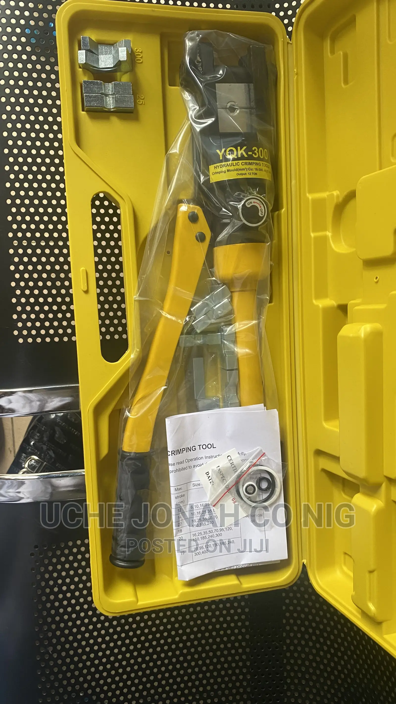 Yqk 300 Hydraulic Crimping Tool, 10-300 SQMM