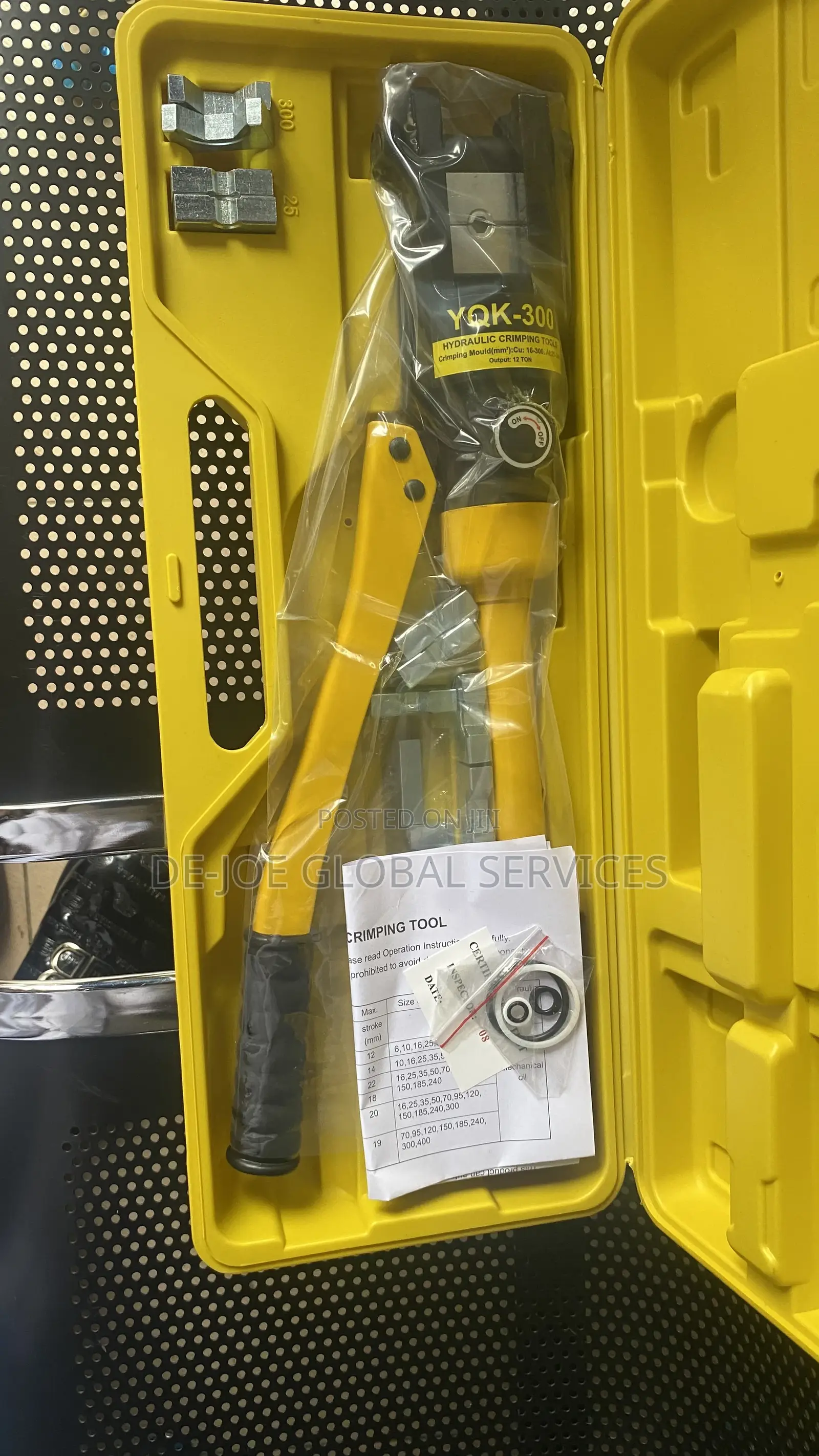 Yqk 300 Hydraulic Crimping Tool, 10-300 SQMM