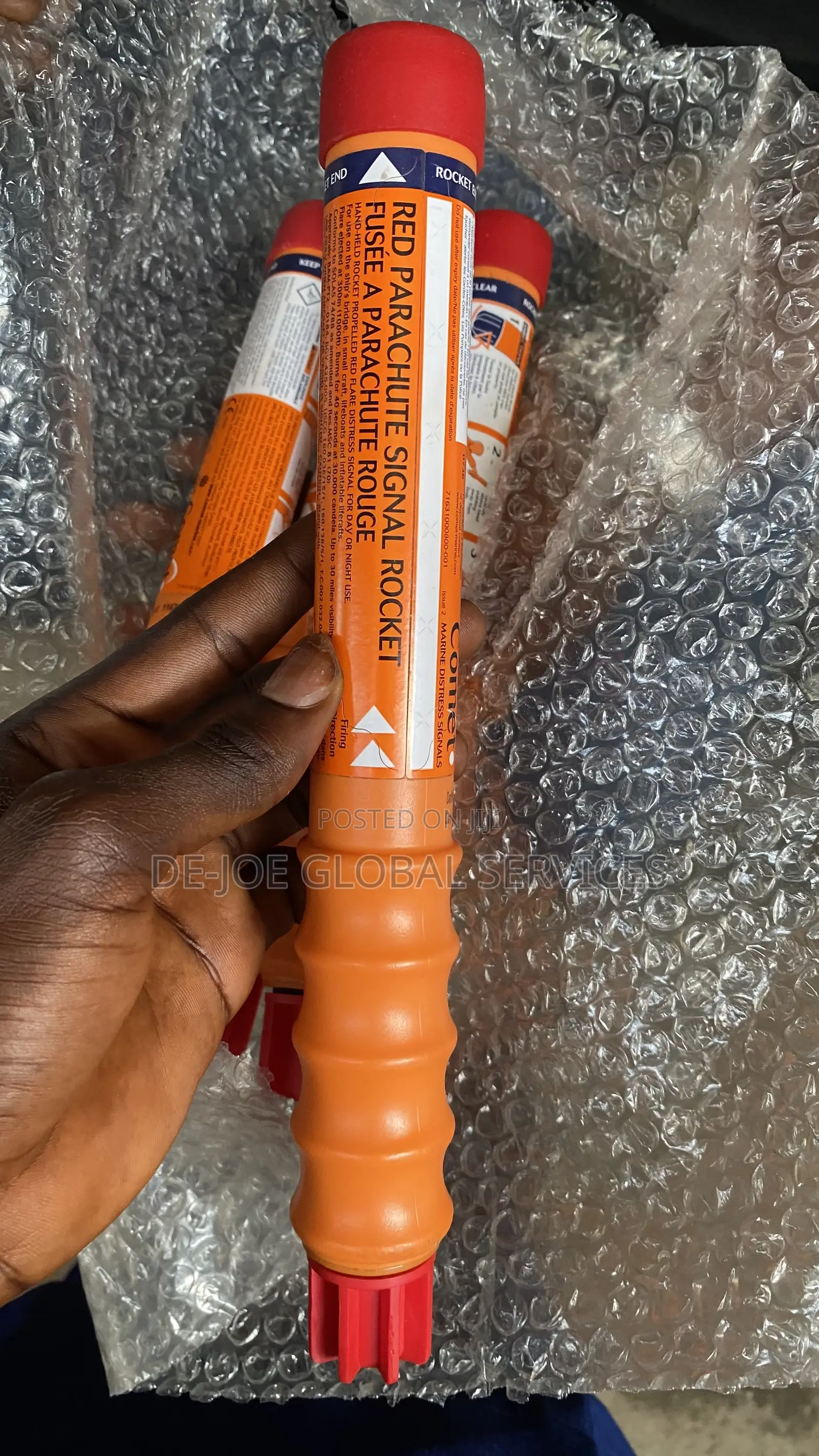 Comet Parachute Rocket Red