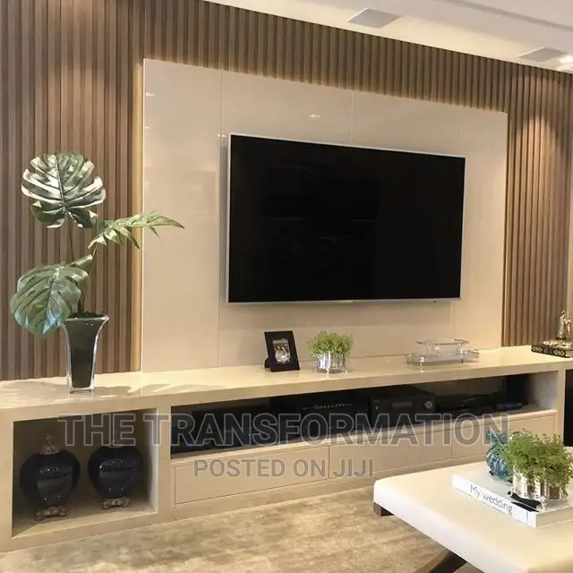 Fluted Panel Tv Console