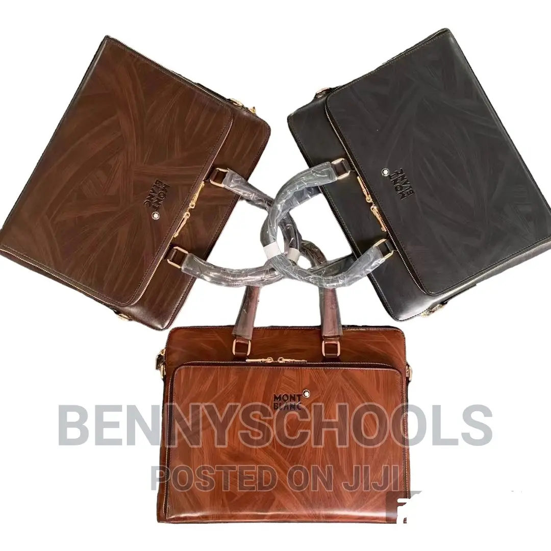 Diff Colo Mont Blanc Leather Office, Laptop and Business Bag