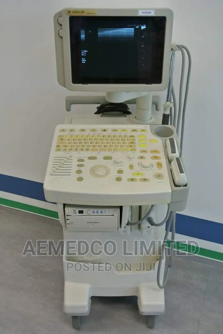 GE Logiq 200, Printer, Linear, Convex Probes (Foreign Used)