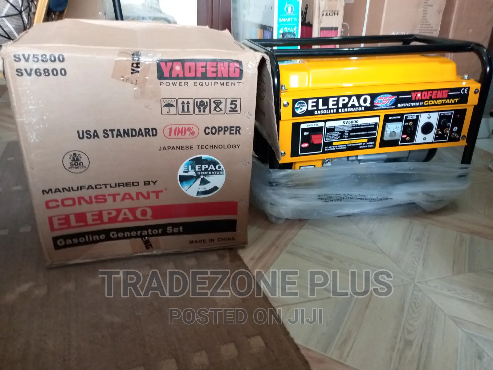 Brand New 3.5kva Elepaq Constant Manual Generator