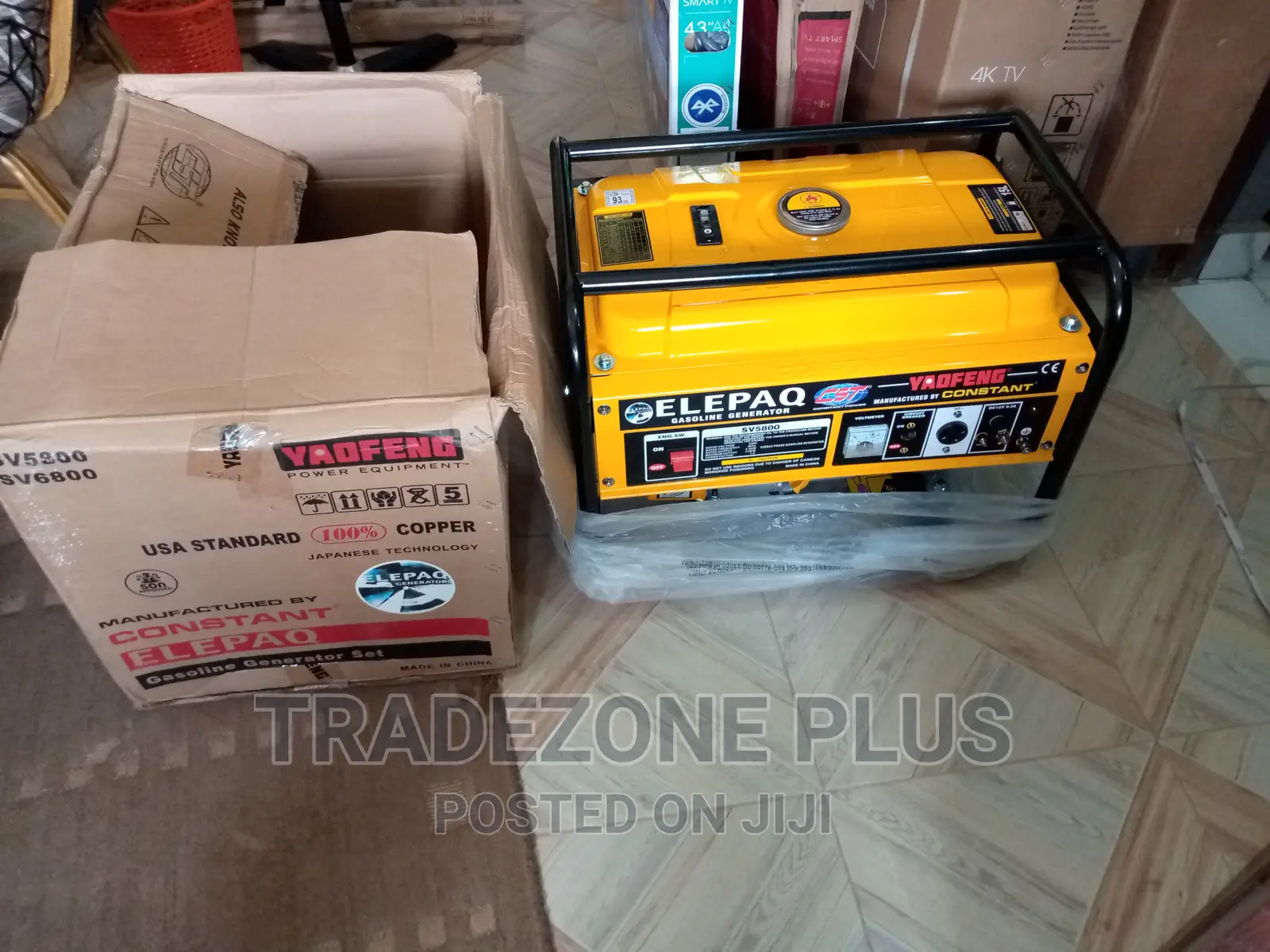 New Sv5800 Elepaq Constant Manual Generator-3.5kva