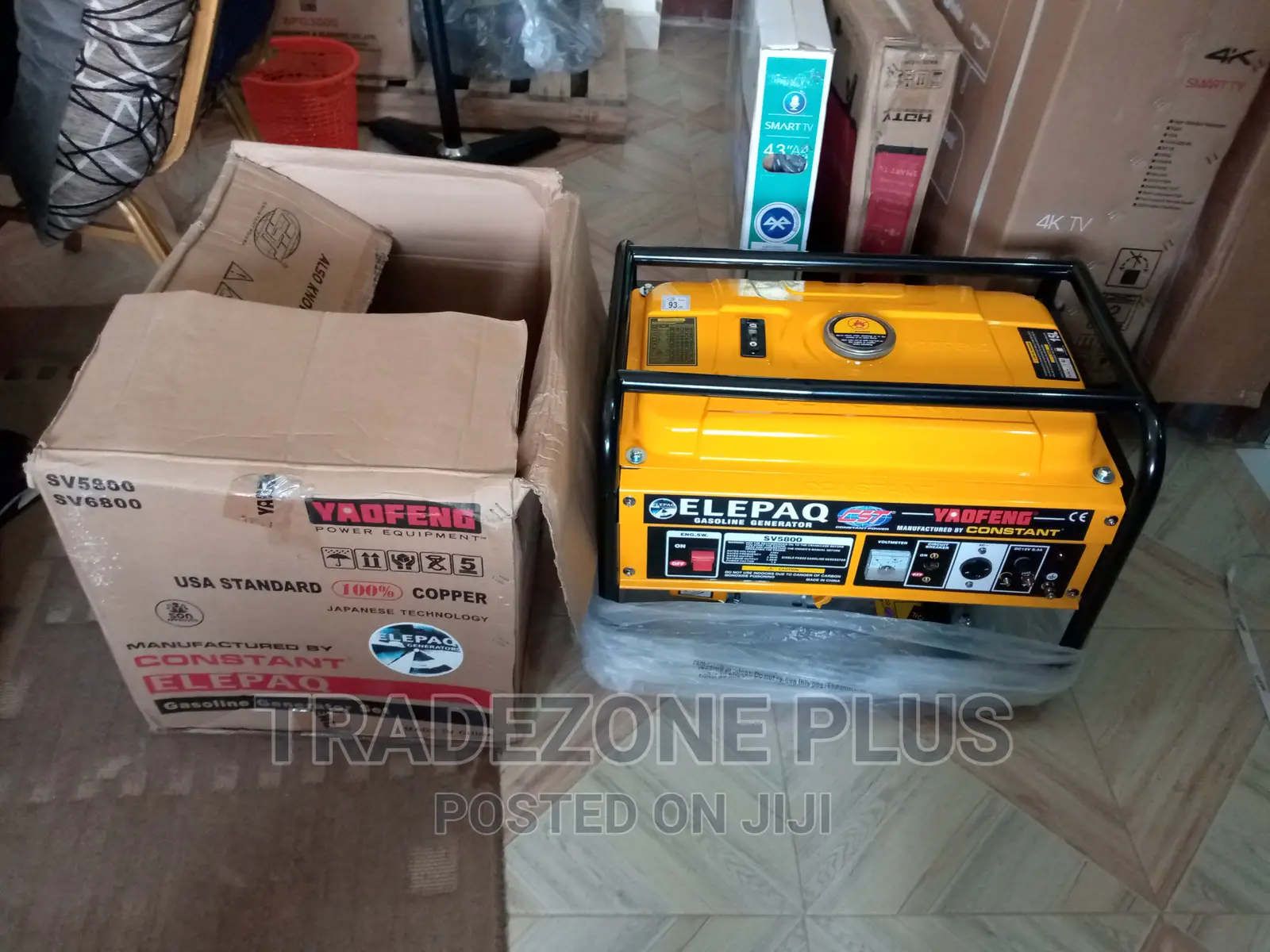 New 3.5kva Elepaq Constant Generator-Sv5800