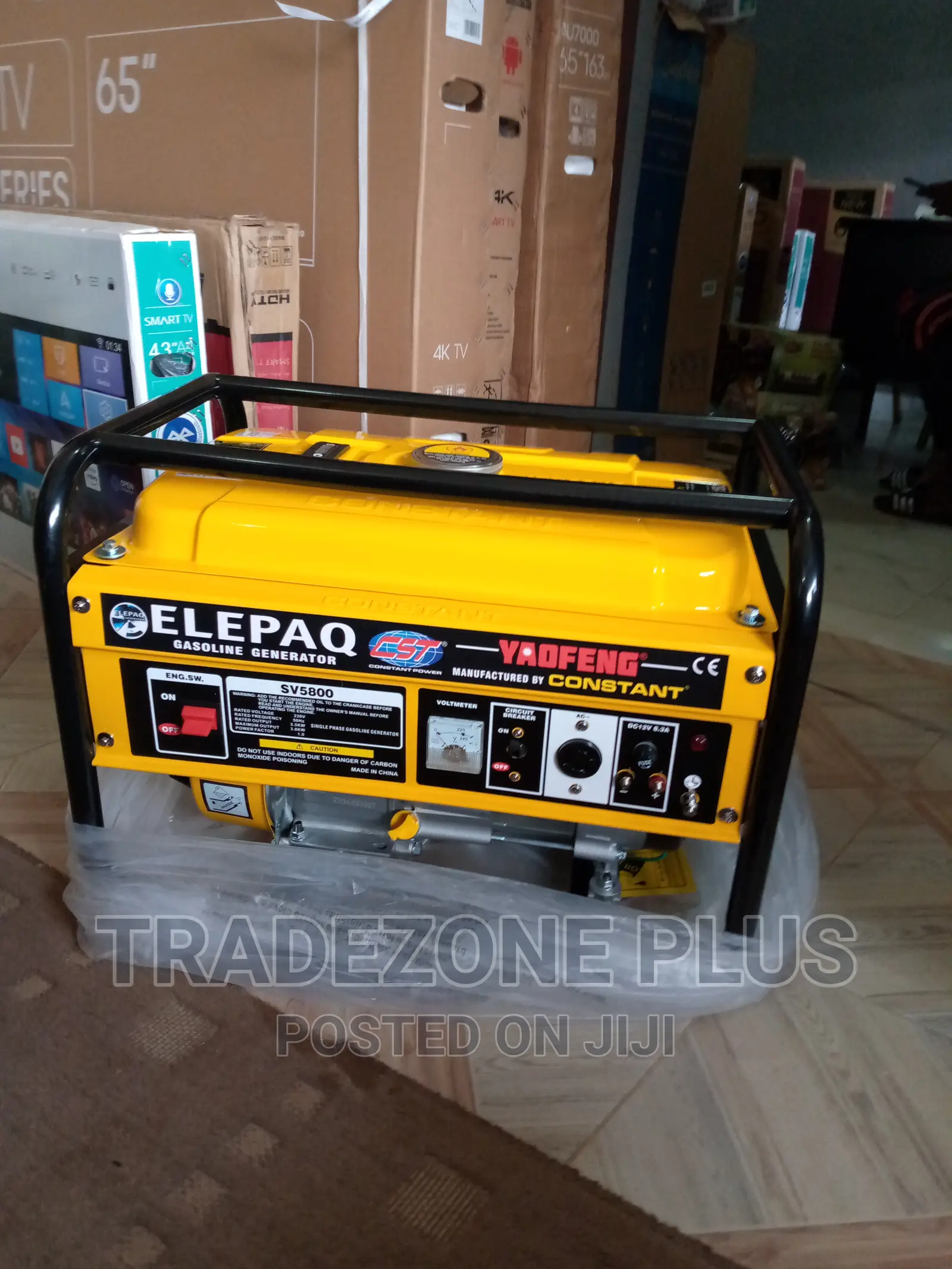 New in Sv5800 Elepaq Constant Manual Generator