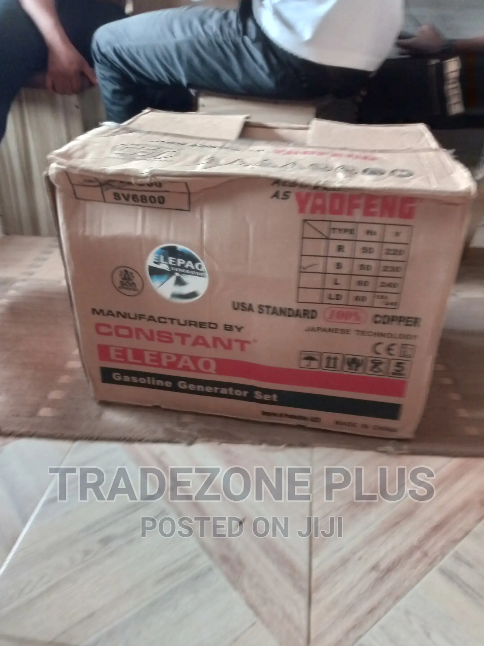 New in Sv5800 Elepaq Constant Manual Generator-3.5kva
