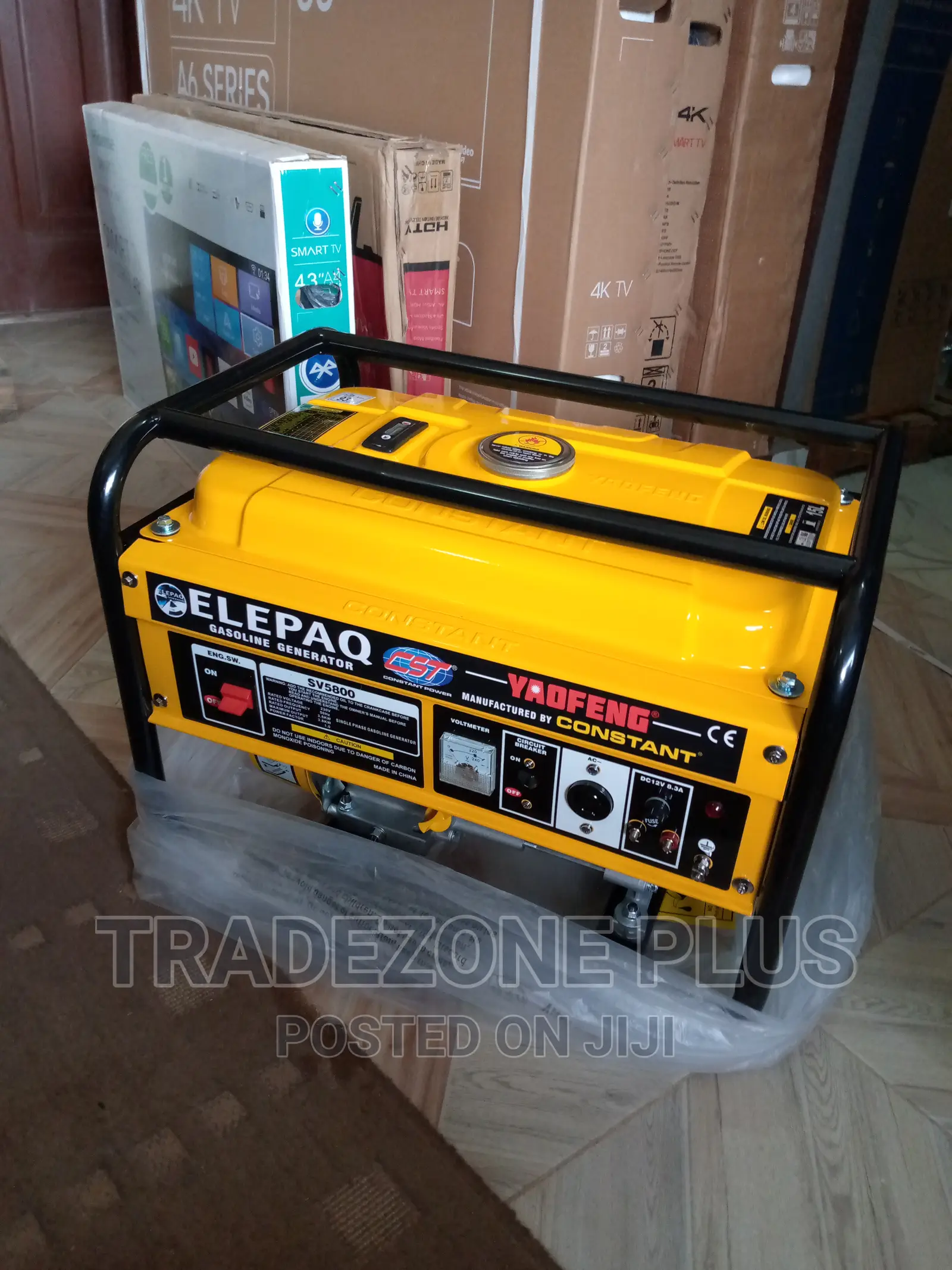 New in 3.5kva Elepaq Constant Manual Generator