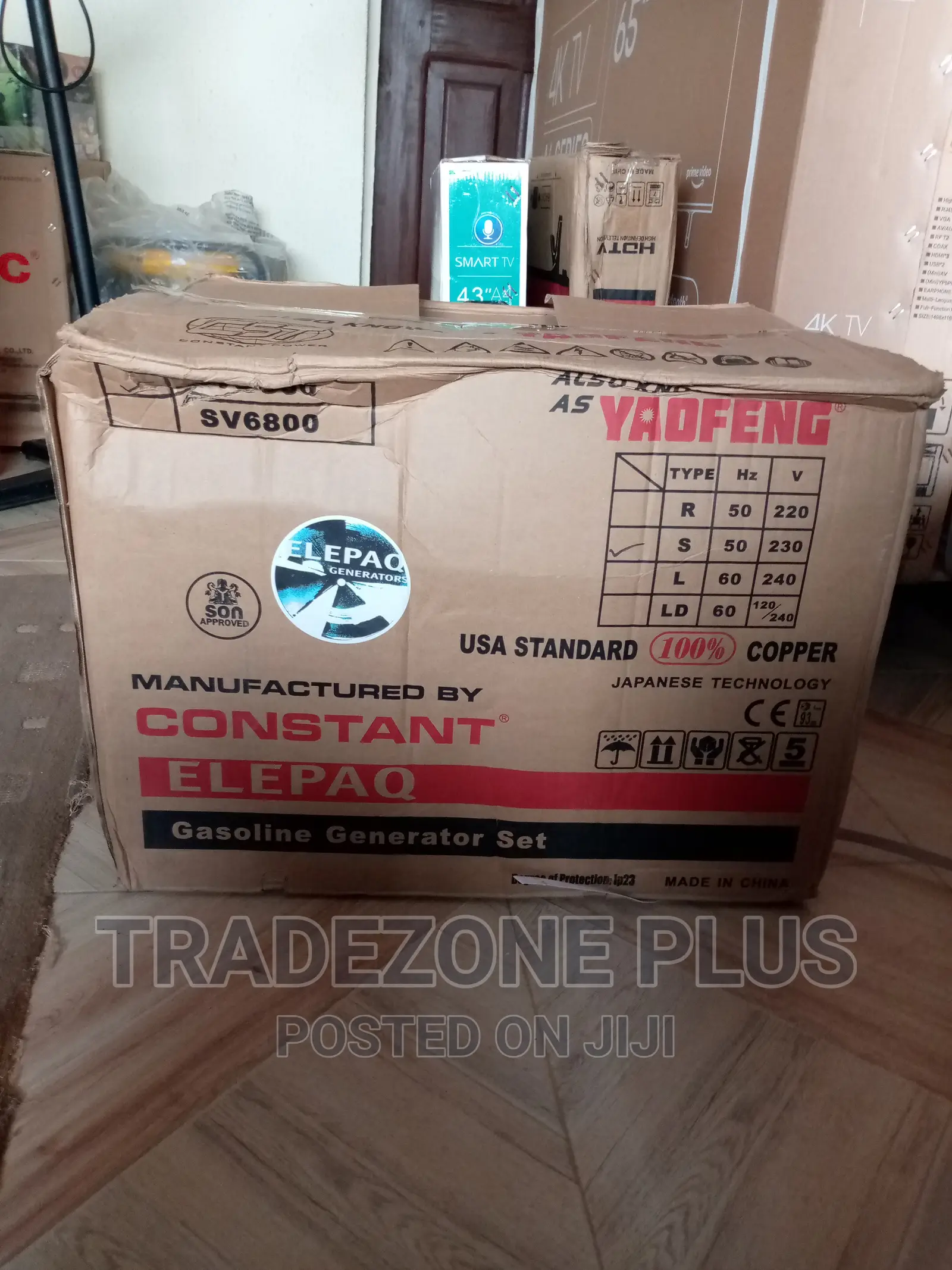 Original Elepaq Constant Manual Generator-Sv5800