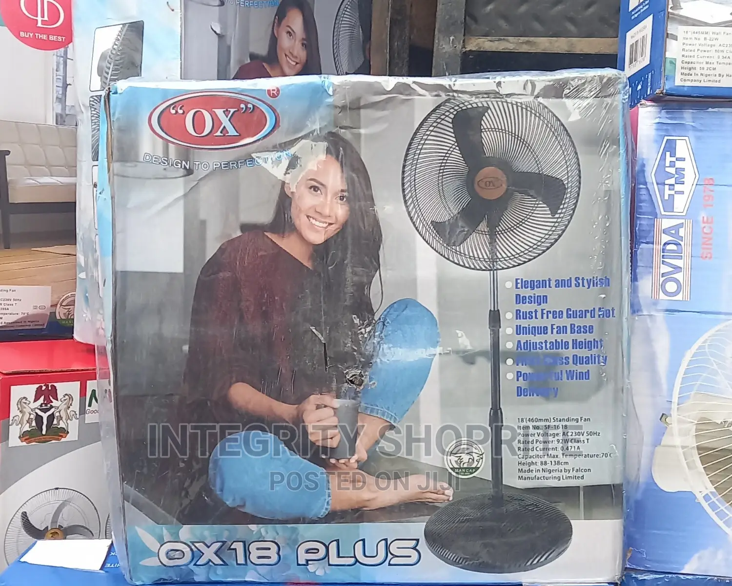 Ox Plus 18" Stand Fan