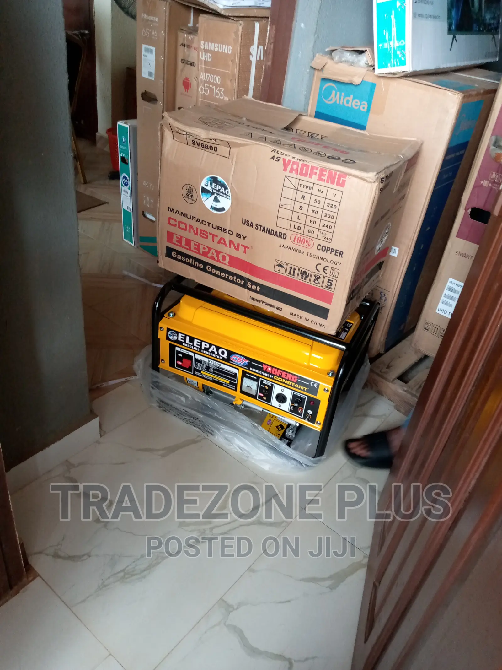 Quality 3.5kva Elepaq Constant Manual Generator-Sv5800