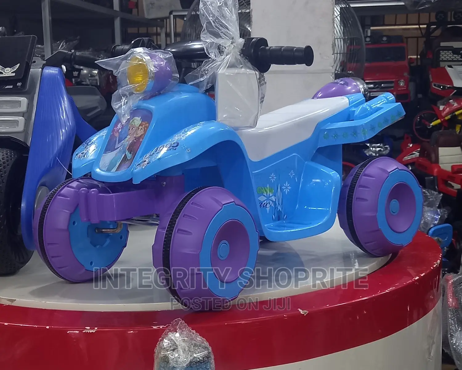Kids Power-Bike With Four Wheels. 1-3yrs
