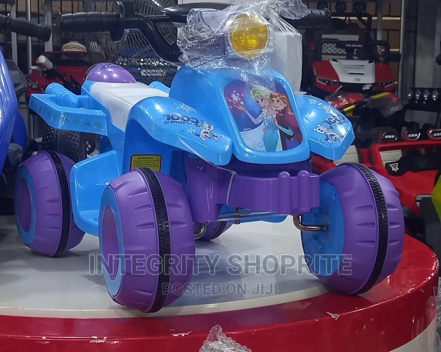 Kids Power-Bike With Four Wheels. 1-3yrs