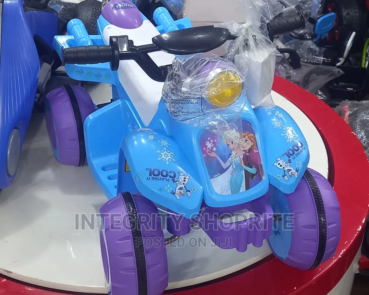 Kids Power-Bike With Four Wheels. 1-3yrs