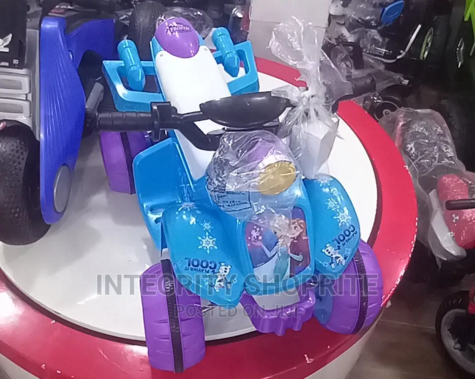 Kids Power-Bike With Four Wheels. 1-3yrs