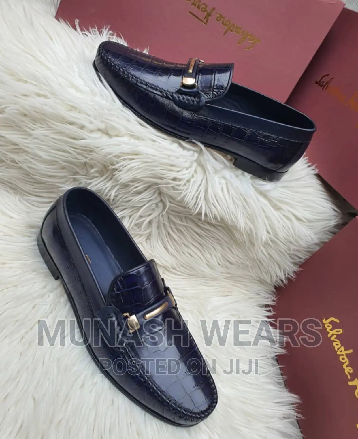 Italian Leather Salvatore Feragamo Shoe