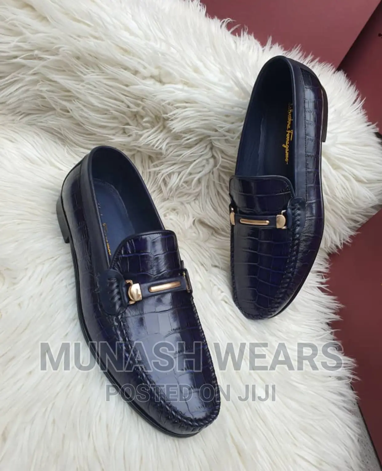 Italian Leather Salvatore Feragamo Shoe