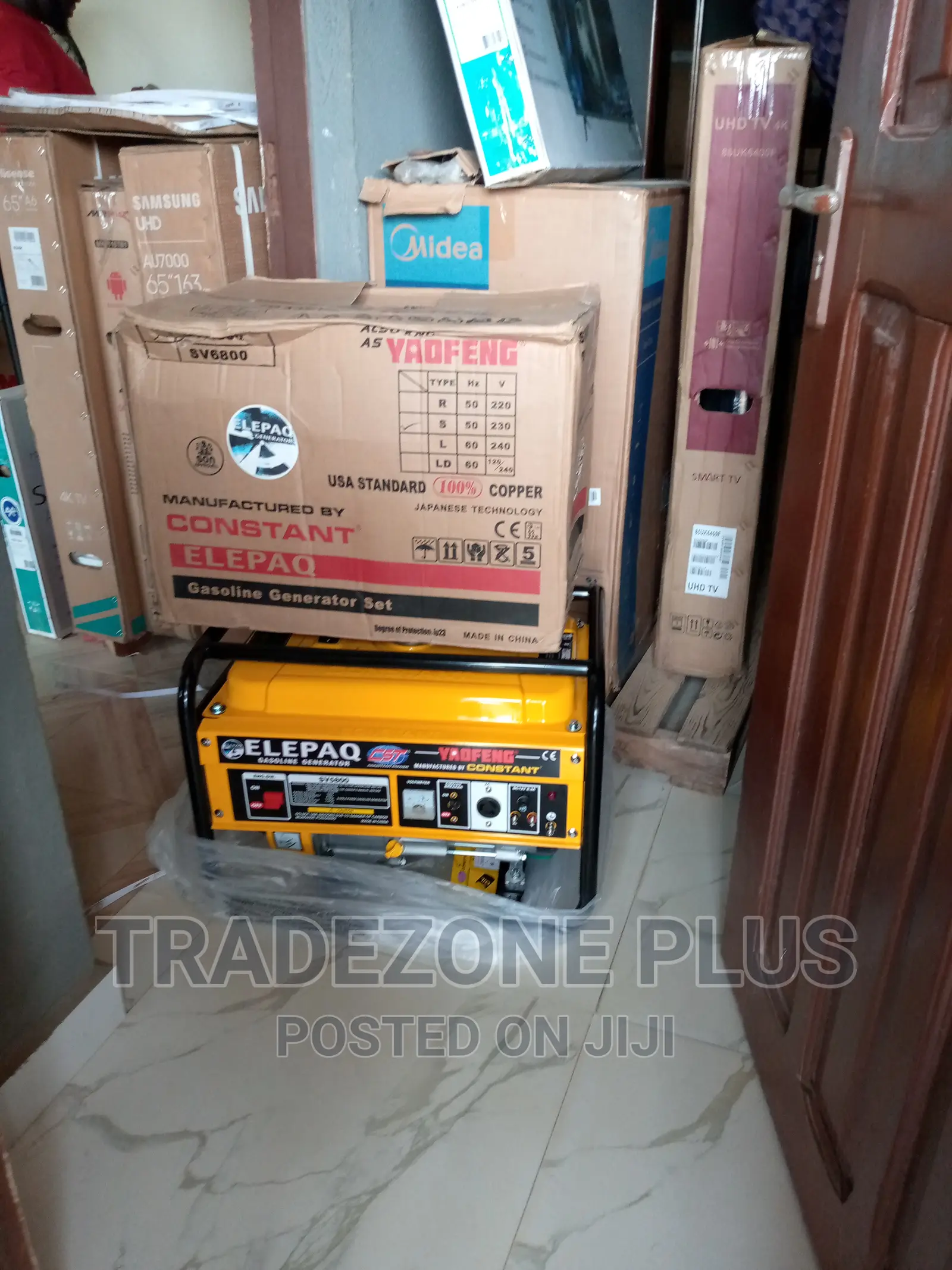Effective 3.5kva Elepaq Constant Manual Generator-Sv5800