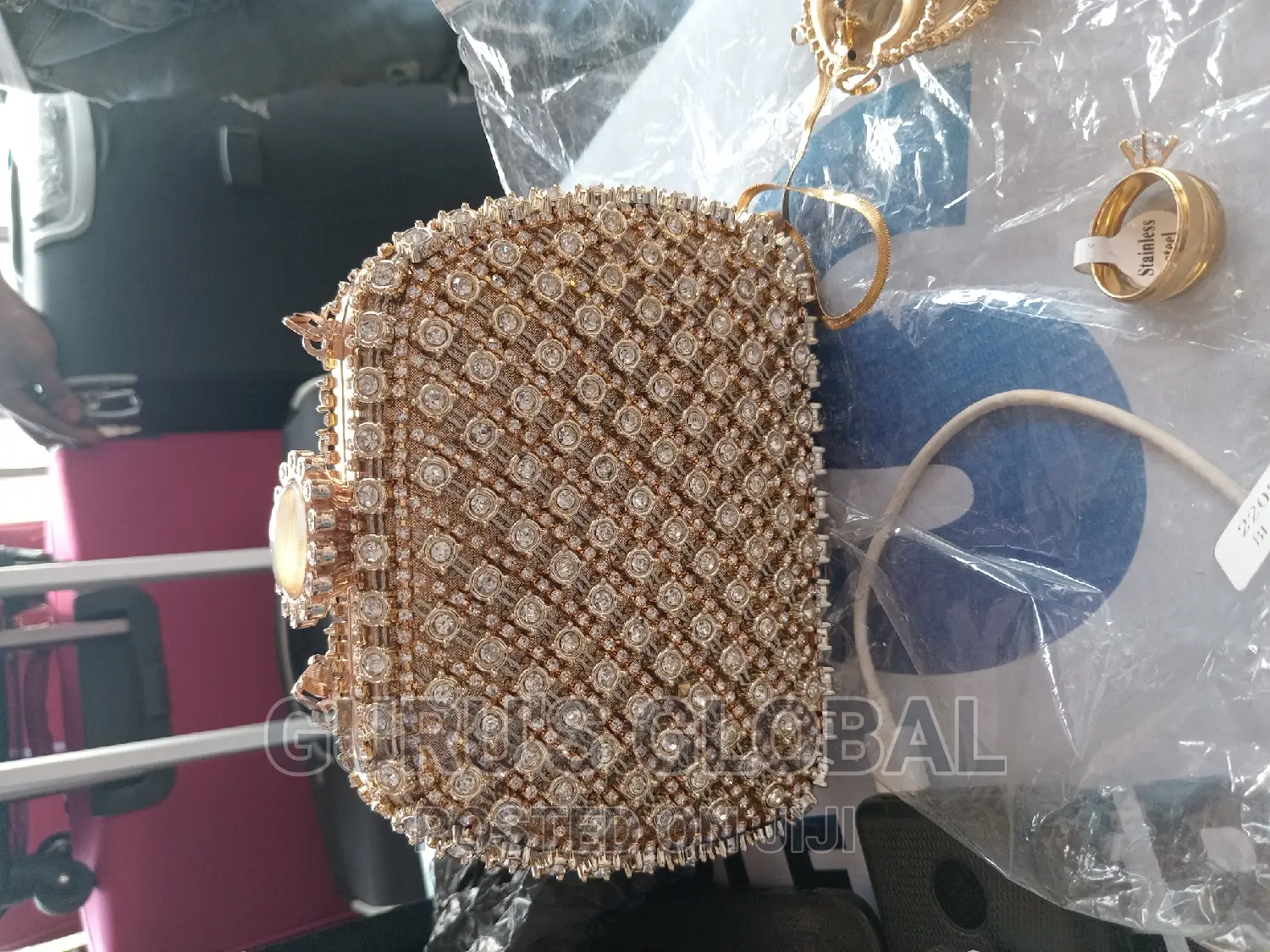 Gold Luxury Hand Bag