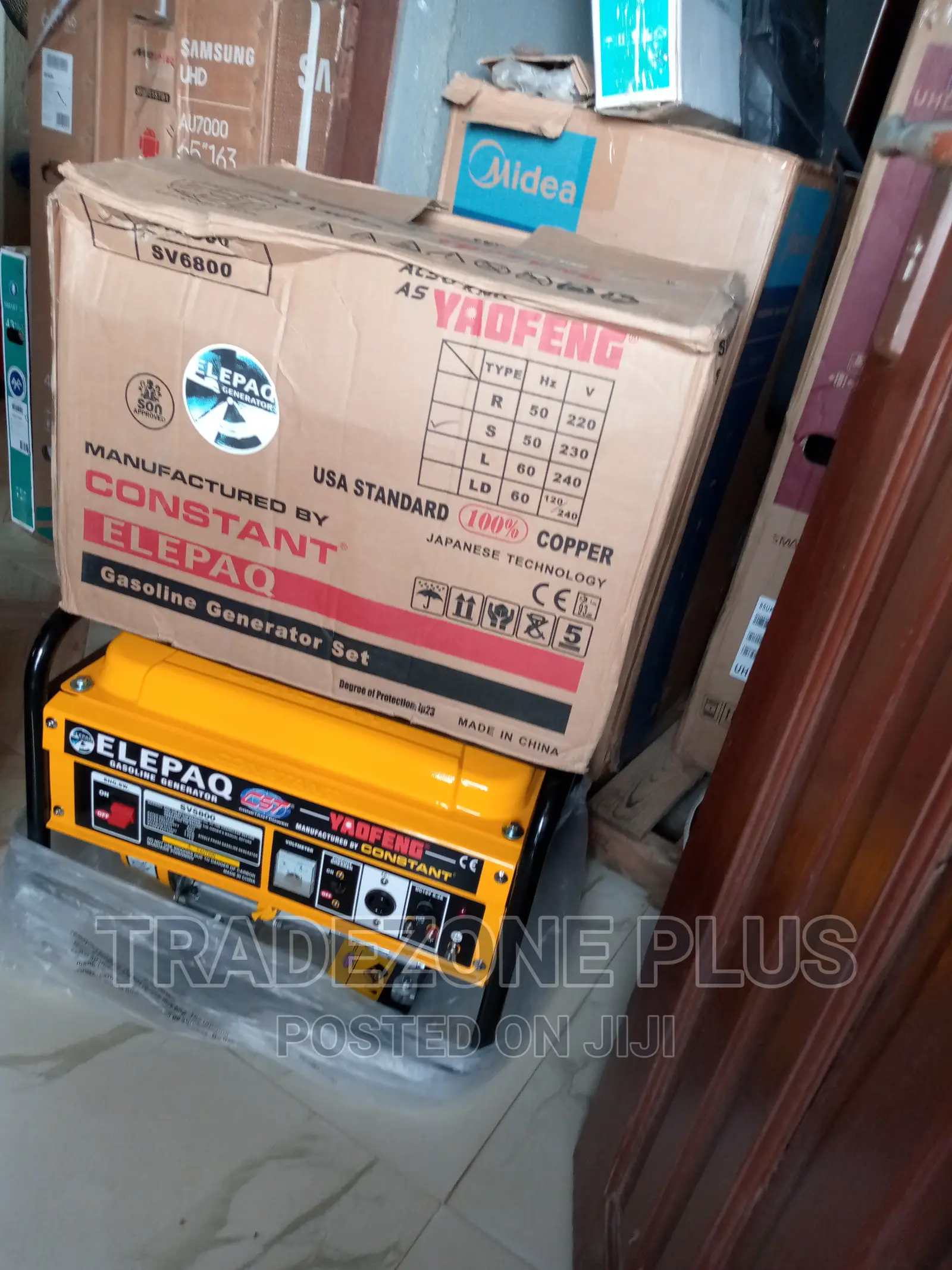 Effective 3.5kva Elepaq Constant Sv5800 Manual Generator