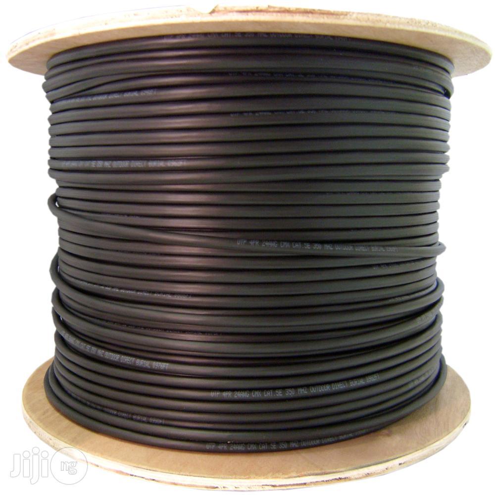 Direct Burial/Outdoor Rated Shielded Cat6 Ethernet Cable