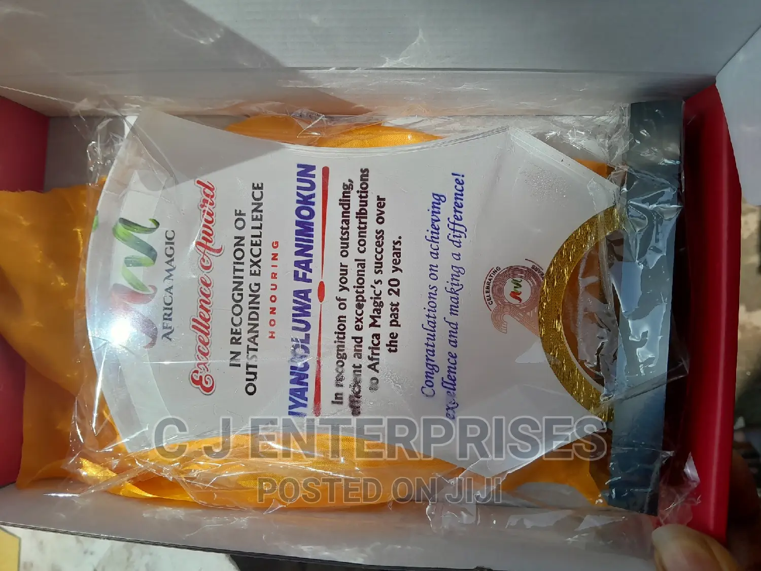 Acrylic Award Plaque Y433