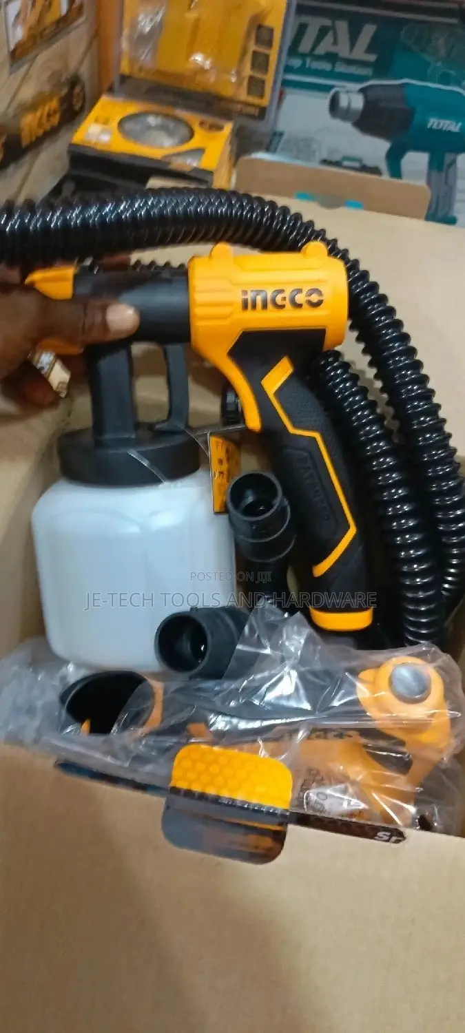 Ingco Hvlp Electric Spray Gun 550w 800ml Container Spg5008-2