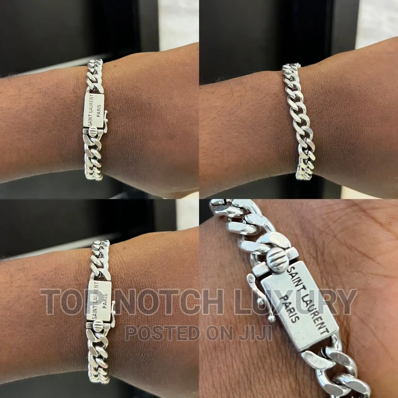 Original Steel YSL Bracelet Men Women
