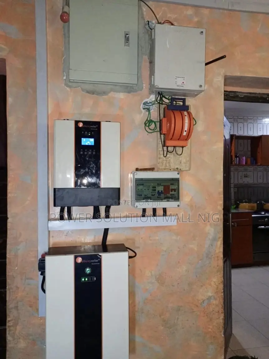 5kva Solar System Installation Wt Felicity Inverter Battery