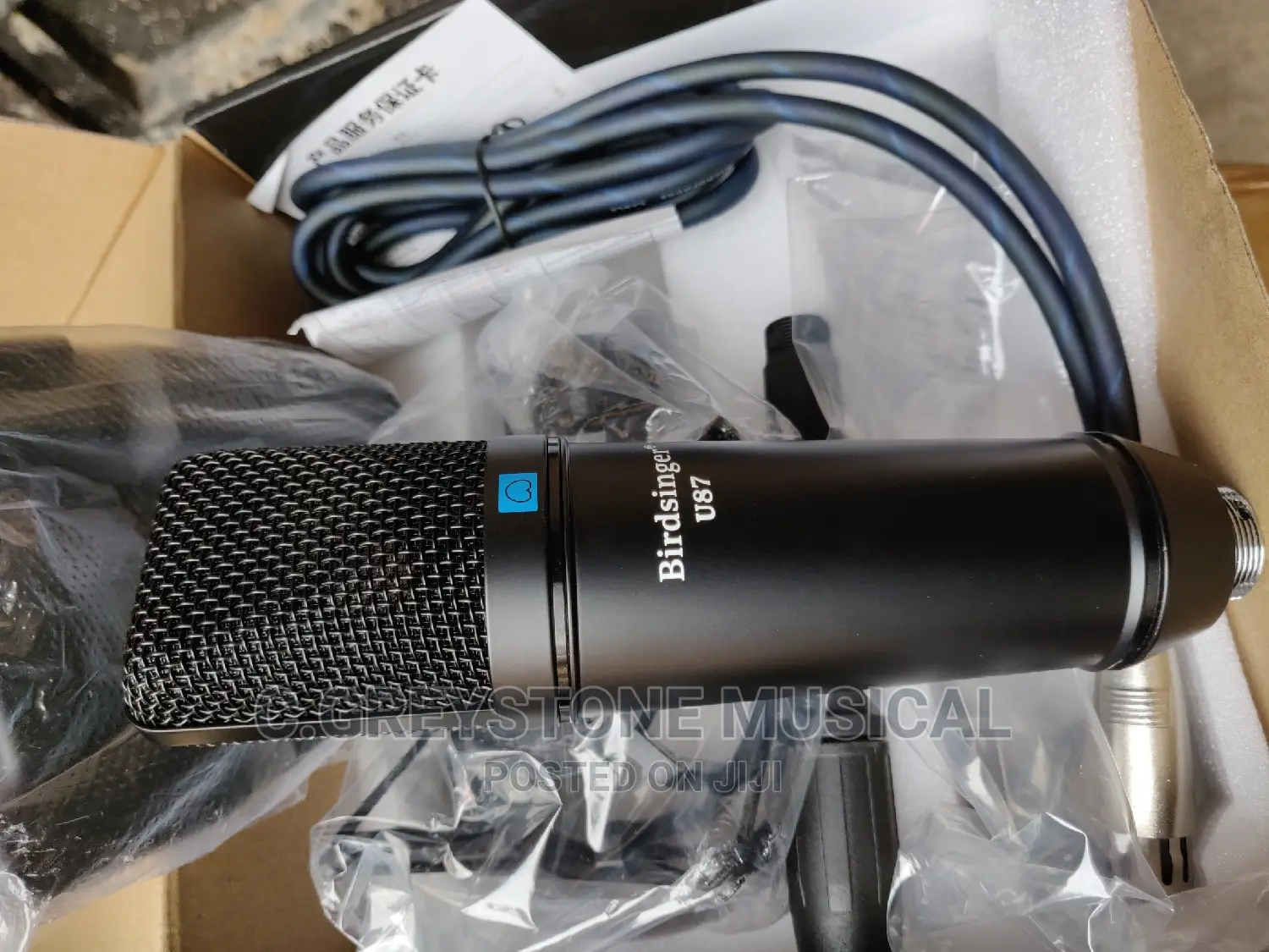U87 Studio Mic Black
