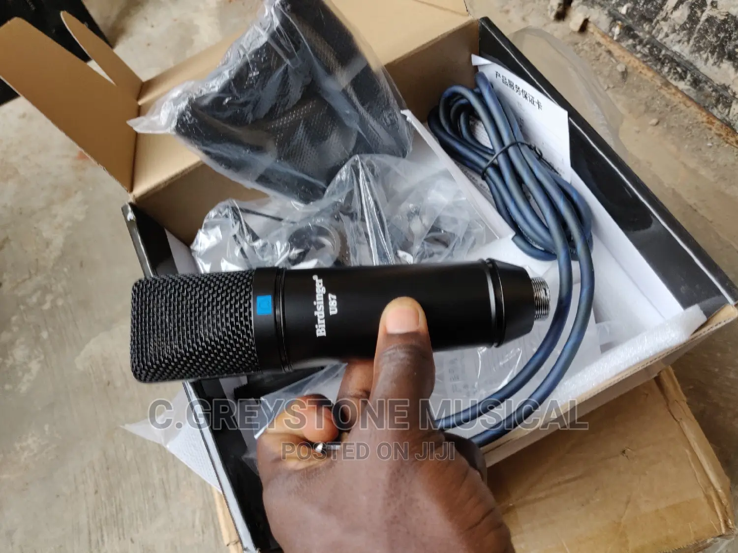 U87 Studio Mic Black