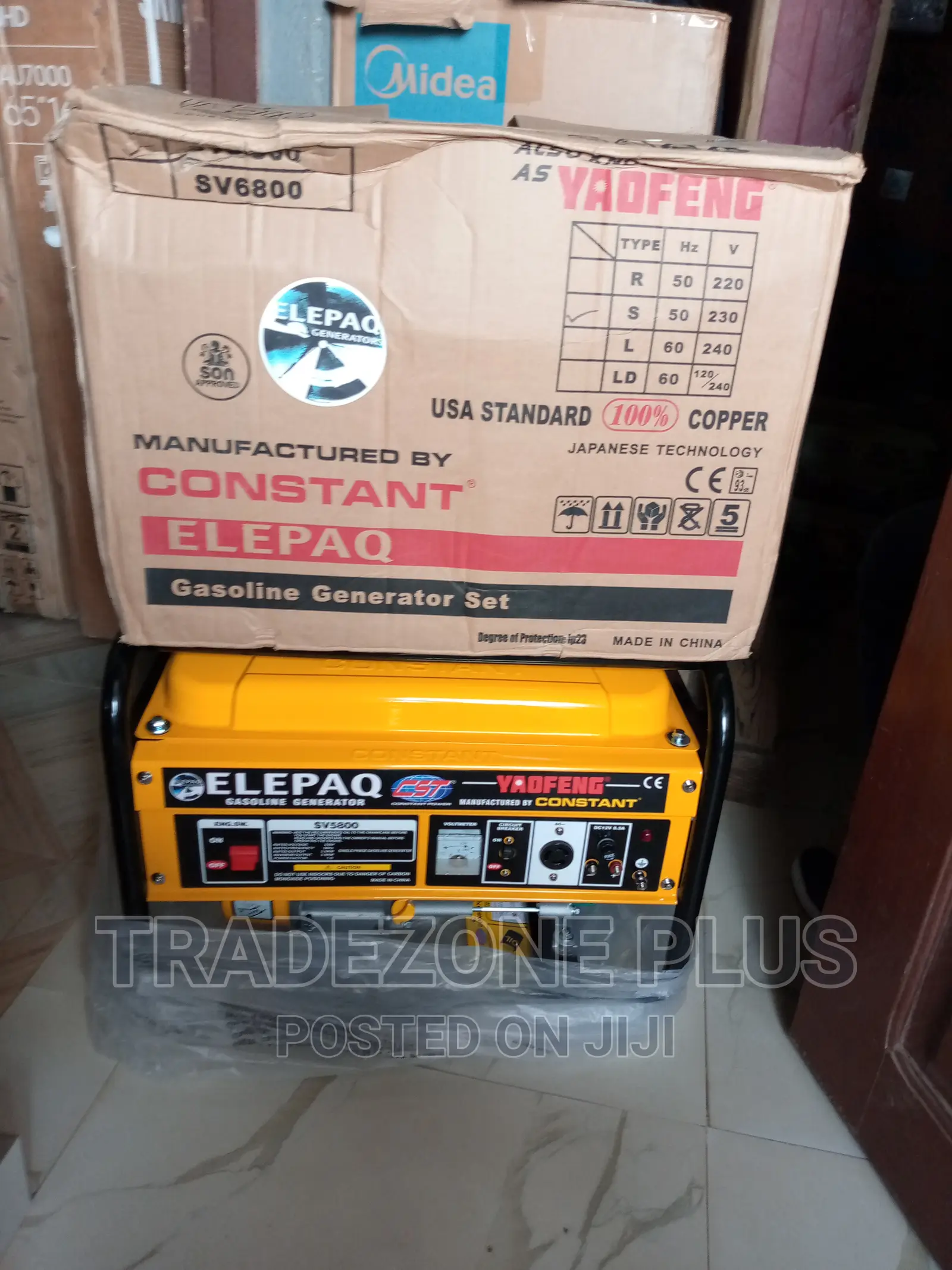 Effective Sv5800 Elepaq Constant Manual Generator
