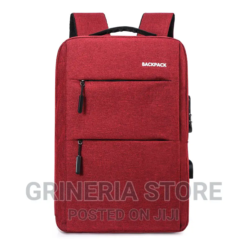 Anti-Theft USB Charging Port Laptop Backpack