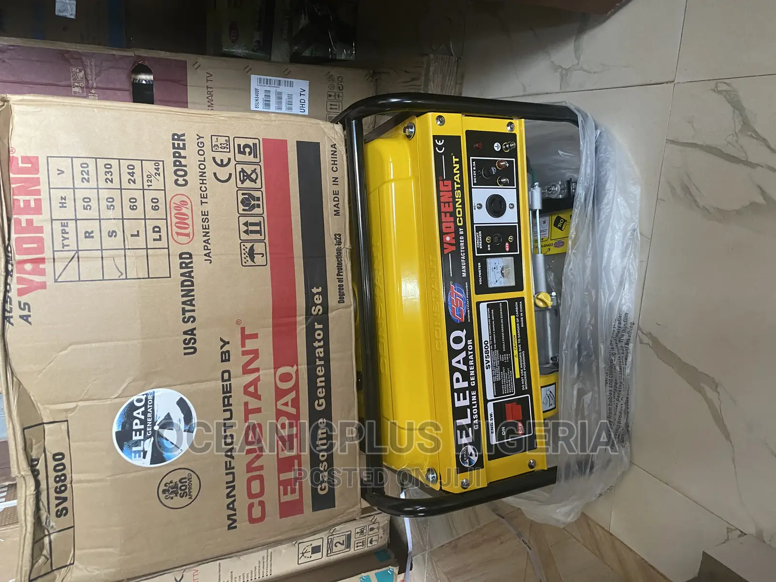 Brand New Elepaq Constant 3.5kva Manual Generator (Sv5800
