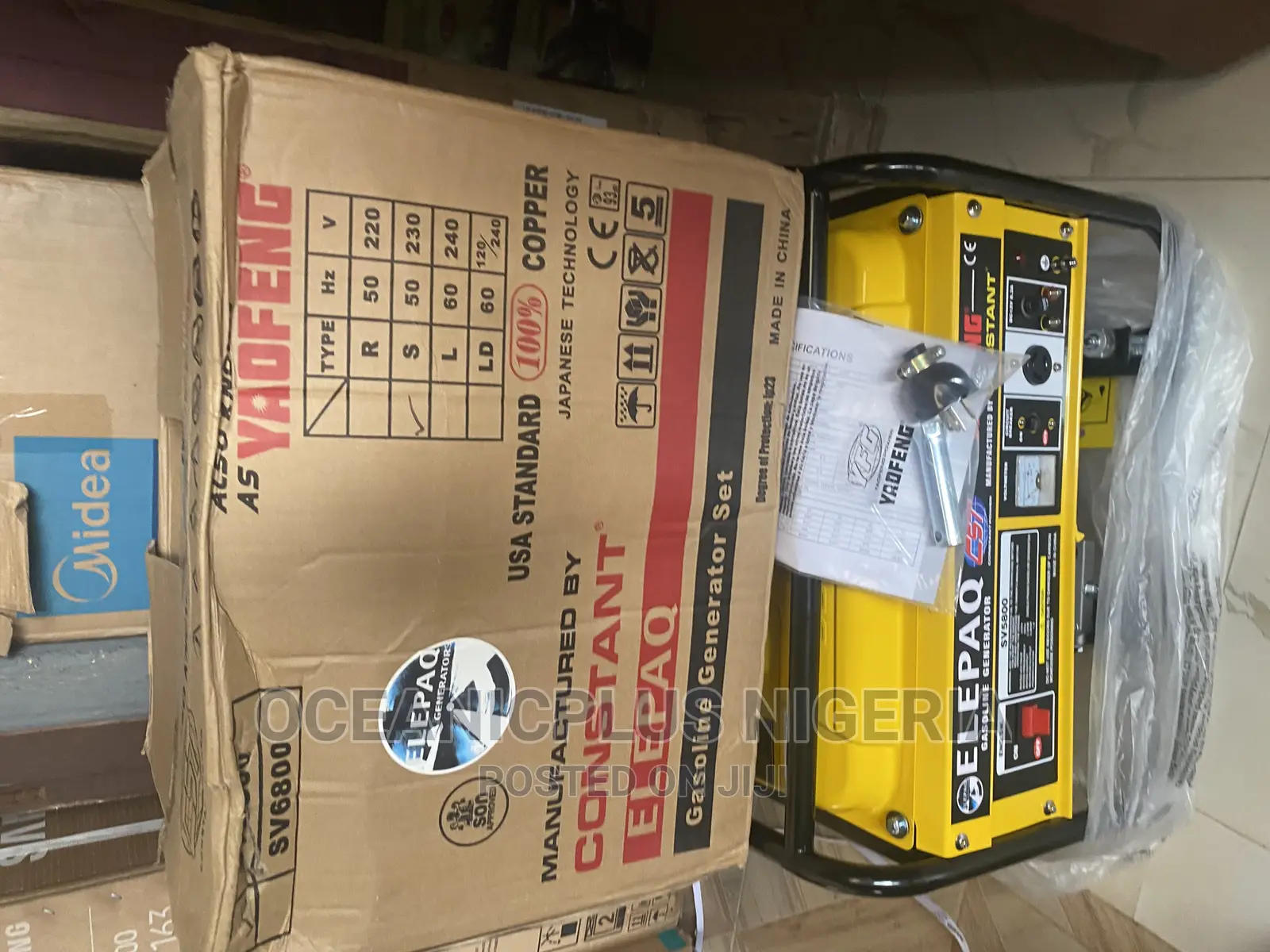 Brand New Elepaq Constant 3.5kva Manual Generator (Sv5800
