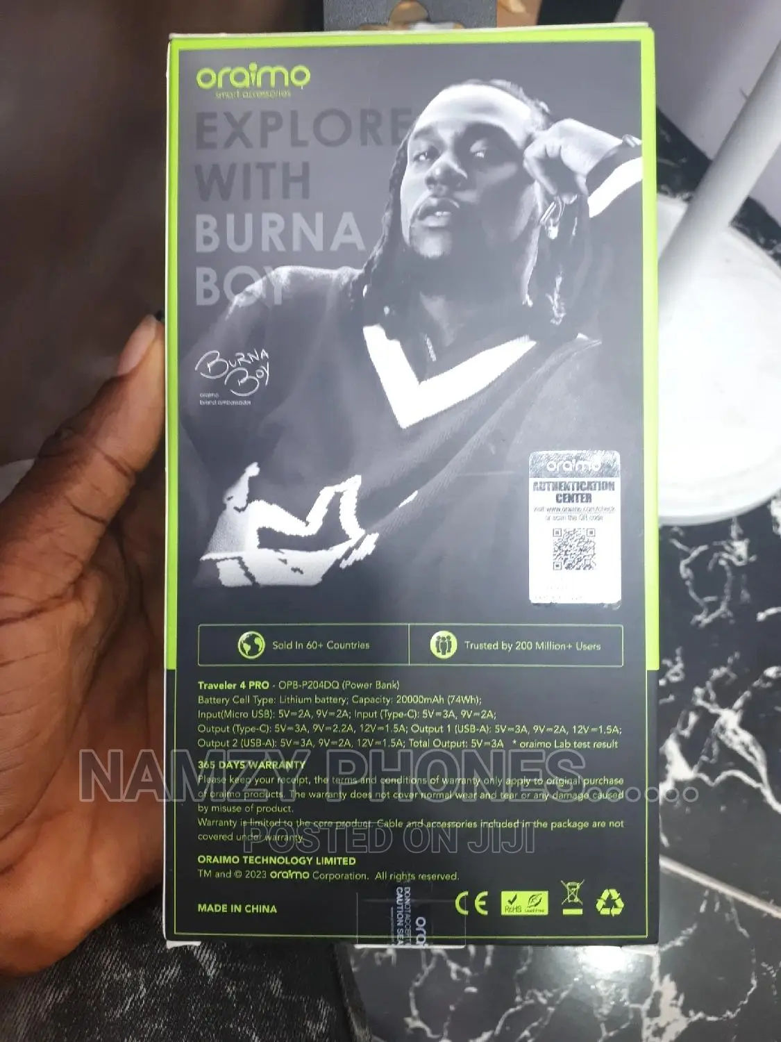 Oraimo 20000mah Power Bank
