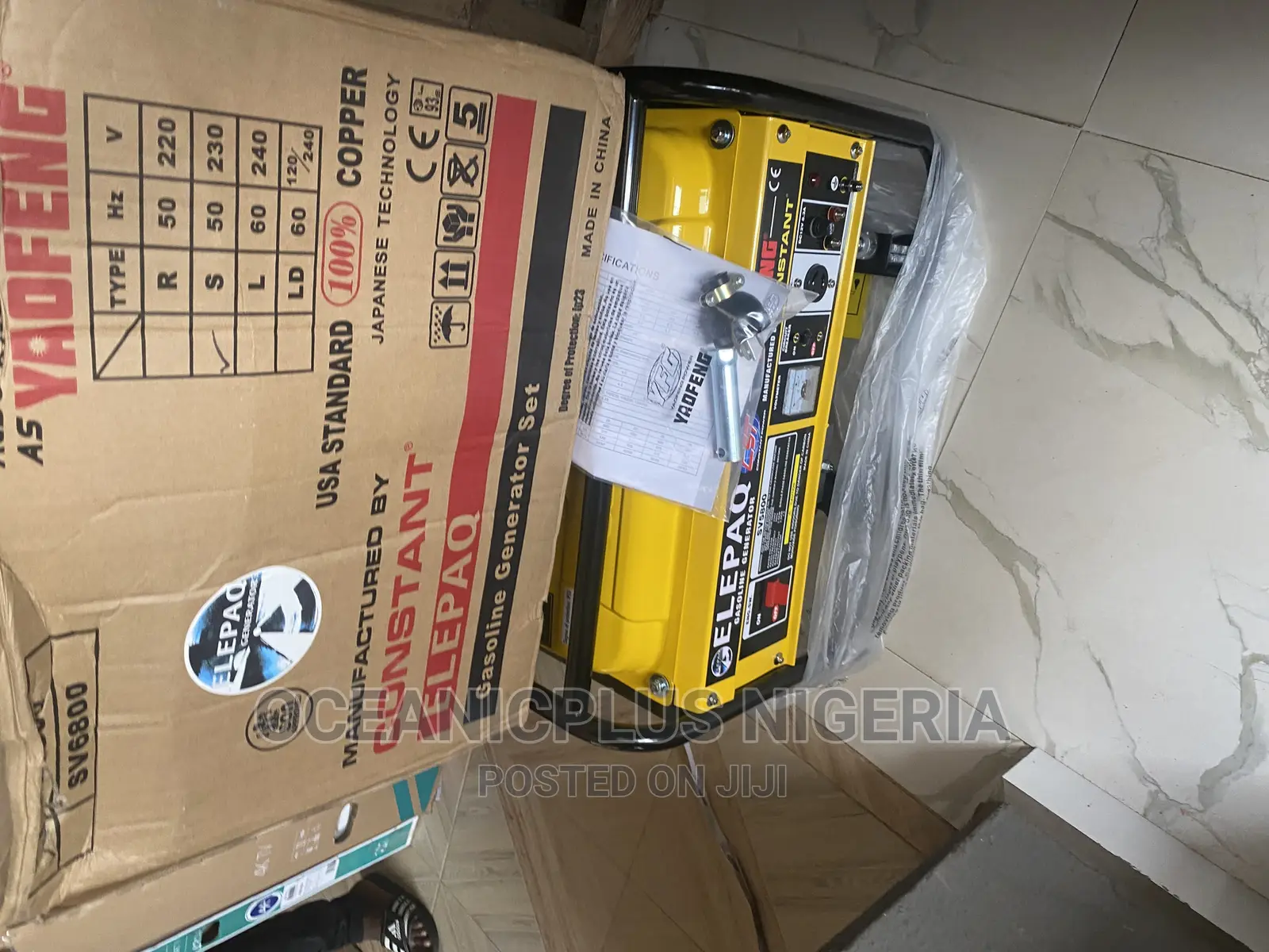 Original Elepaq Constant 3.5kva Manual Generator (Sv5800